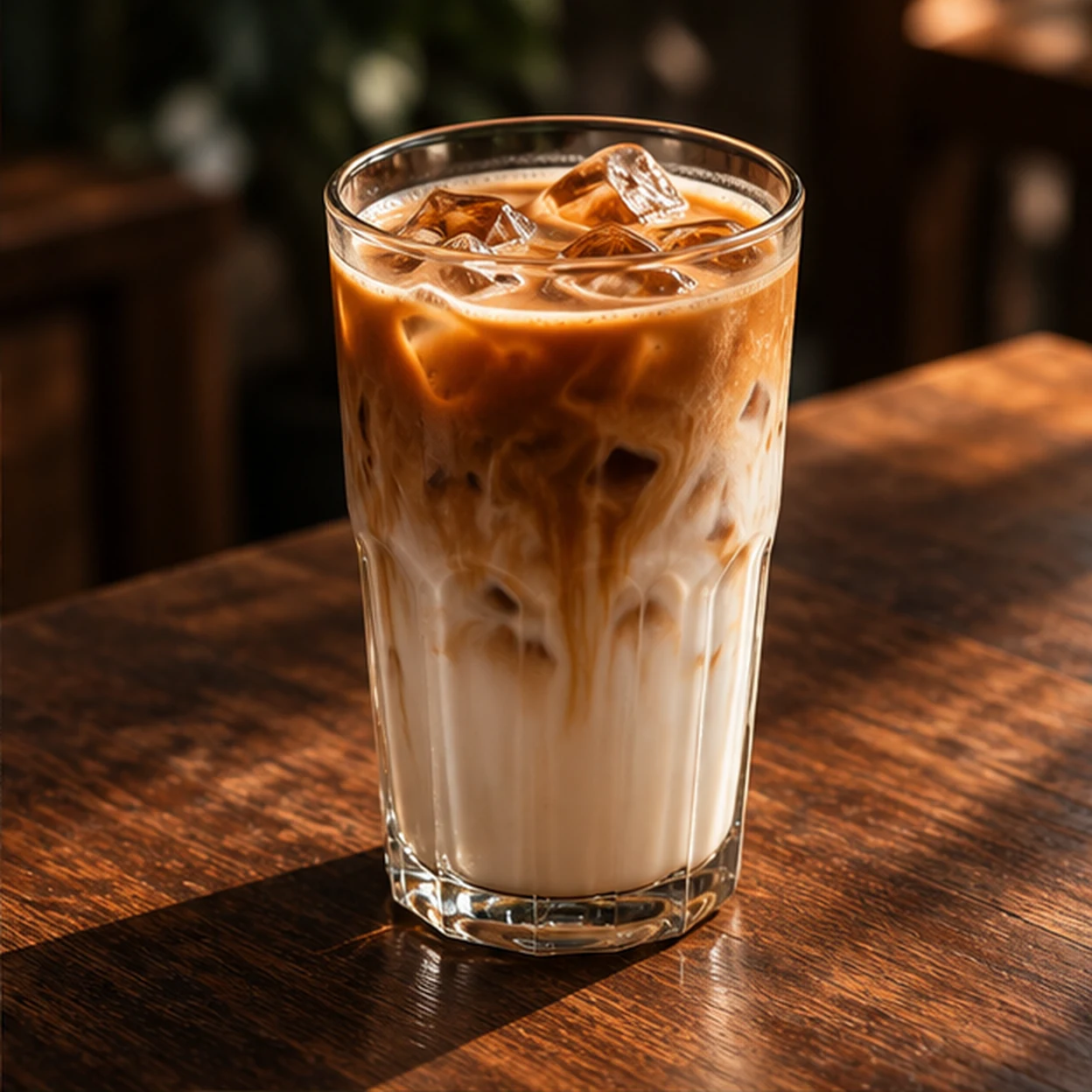 Ilustrasi kopi susu dingin